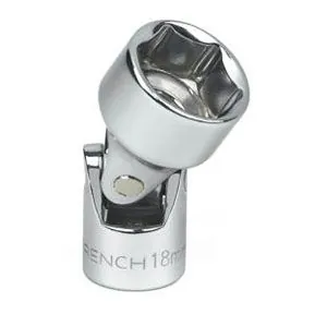 1/4" Drive 6 Point Flex Socket - 10mm
