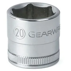 3/8" Dr, 6 pt Standard Sockets, MET, 20mm