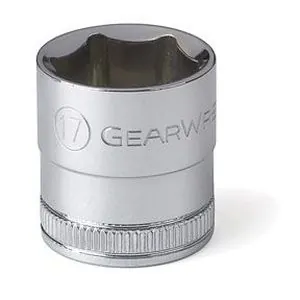 3/8" Drive 6 Point Metric Standard Socket - 17mm