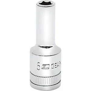 SKT MID LNGTH 3/8DR 6PT 6MM