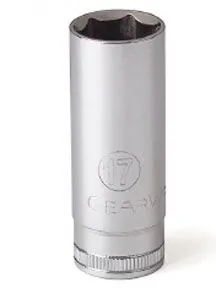 3/8" Dr. 6 Pt. Standard Deep Metric Socket, 15mm