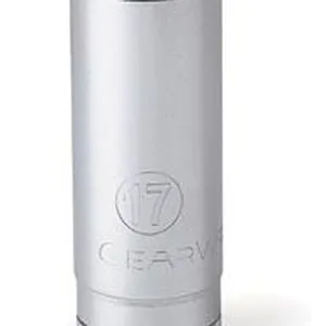 3/8" Dr. 6 Pt. Standard Deep Metric Socket, 17mm