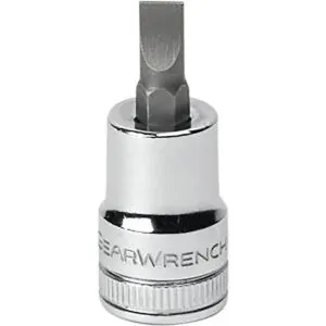 3/8" Dr. Slotted Bit Socket, 4 mm
