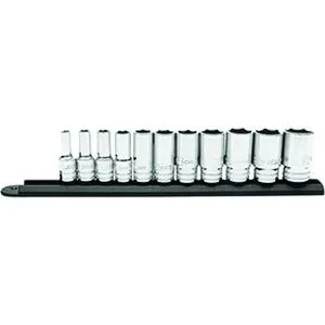 11PC 3/8"DR 6PT MID LENGTH SKT SET SAE