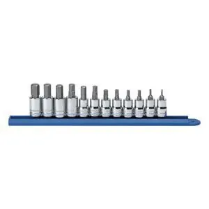 12 pc. 3/8" Dr. Metric Hex Bit Socket Set