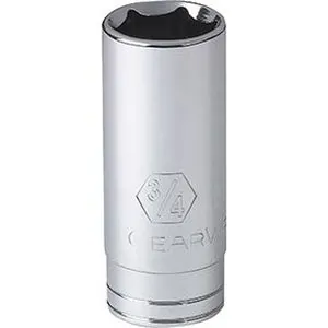 3/8" Drive 6 Point Deep SAE Socket 1"