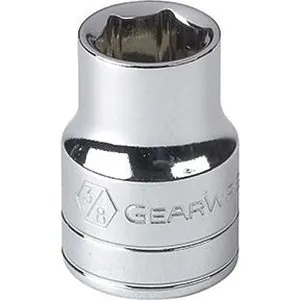 1/2" Drive 6 Point Standard SAE Socket 1"