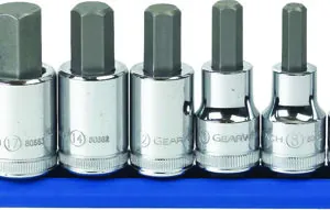 7 Pc. Metric Hex Bit Socket Set