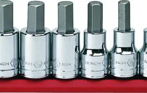 7 Pc. SAE Hex Bit Socket Set
