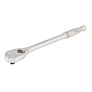 1/4IN Drive 90 Tooth Long Handle Full Polish Teardrop Ratchet