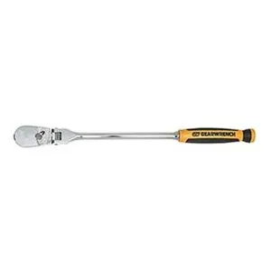 2 Pc. 1/4IN and 3/8IN 90 Tooth Dual Material Flex Head Ratchet Set