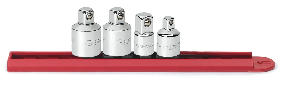 4 pc. Adapter Set, 1/4", 3/8", &1/2" Dr.