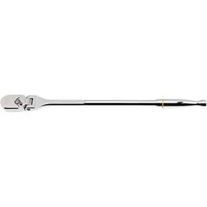 1/2in Drive 120XP Full Polish Chrome Flex Head Teardrop Ratchet