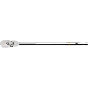 1/2in Drive 120XP Full Polish Chrome Flex Head Teardrop Ratchet