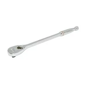 1/2IN Drive 90 Tooth Long Handle Full Polish Teardrop Ratchet
