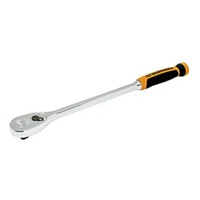 1/2IN Drive 90 Tooth Cushion Grip Long Handle Ratchet