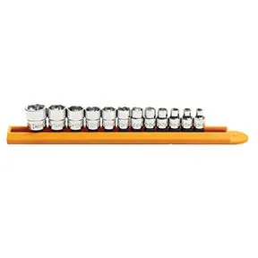 12PC 1/4IN 6PT STB SCKT MET