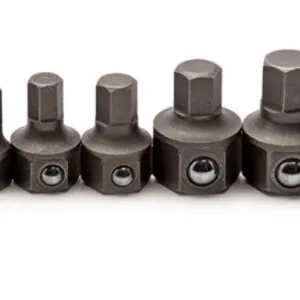 Metric Hex Ratcheting Wrench Insert Bit Set, 8pc
