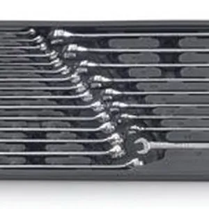 24 Pc. SAE/Metric Long Pattern Combination Non-Ratcheting Wrench Set