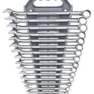 15 pc. Metric Long Pattern Combination Non-Ratcheting Wrench Set