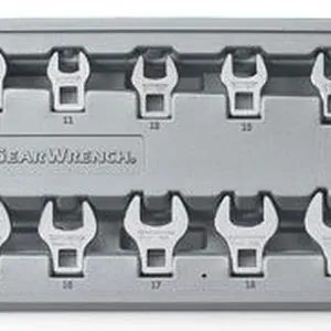 10 pc. Metric Crowfoot Wrench Set