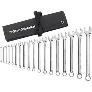 18 pc. Long Pattern Combination Non-Ratcheting Wrench Set