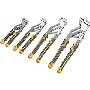 4 Pc. Pitbull Auto-Bite Tongue & Groove Dual Material Pliers