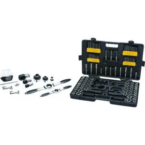 114 pc. Large SAE/Metric Ratcheting Tap and Die Set
