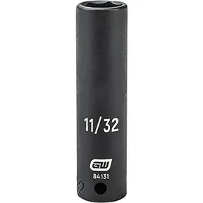 1/4 Drive Deep Impact Socket, 11/32"