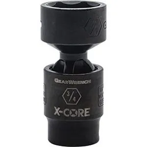 3/8" Drive 6 Point Standard X-Core Pinless Impact Universal Metric Socket 13mm