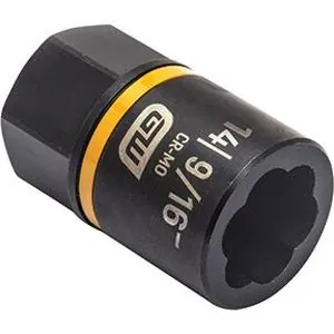 3/8" Drive Bolt Biter Impact Extraction Socket 14mm [9/16-"]