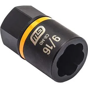 3/8" Drive Bolt Biter Impact Extraction Socket 9/16"