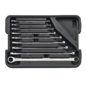 9 Pc. 12 Point XL GearBox Double Box Ratcheting SAE Wrench Set