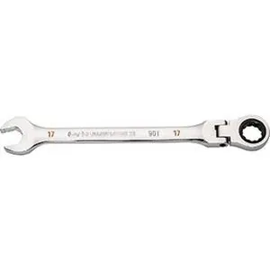 17mm 90-Tooth 12 Pt Flex Head Ratcheting Comb WR