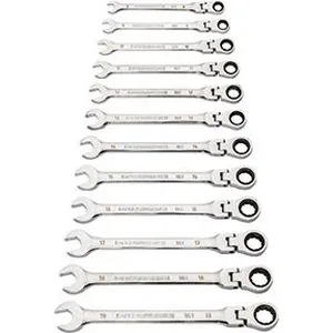 12 Piece 90-Tooth 12 Pt Flex Head Ratcheting Comb WR