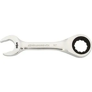 5/8" 90-Tooth 12 Point Stubby Combination Ratcheting Wrench
