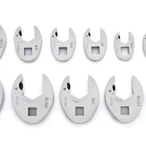 3/8" Dr Ratcheting Crowfoot Set, 11Pc