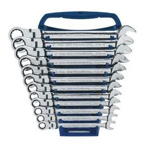 12 Pc. Metric Flex Combo Wrench Set