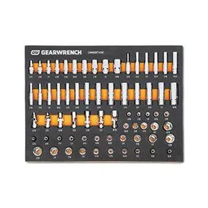 68 Piece 1/4" Dr Master SAE Socket Set in Foam Storage Tray
