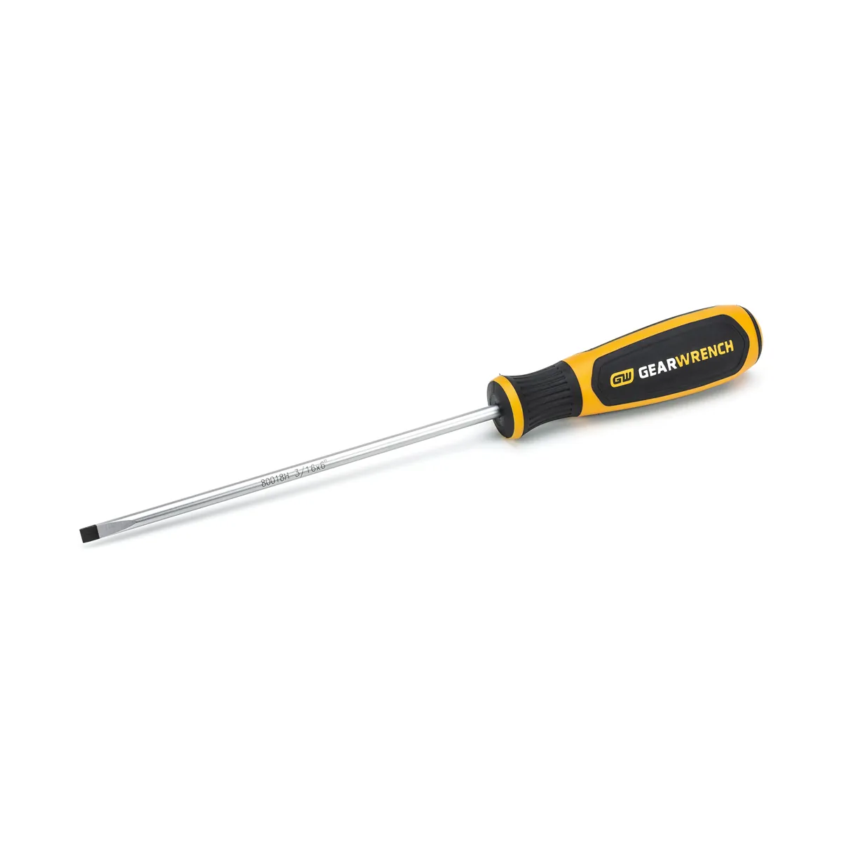GearWrench 3/16 Inch x 6 Inch Cabinet Dual Material Screwdriver