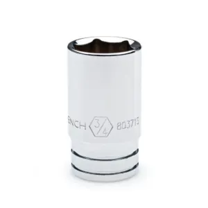 GearWrench 1/4 Inch Drive 6 Point Mid Length SAE Socket 1/4 Inch