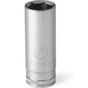 GearWrench 1/4 Inch Drive 6 Point Deep Metric Socket 4mm