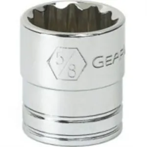 GearWrench 1/4 Inch Drive 12 Point Standard SAE Socket 1/2 Inch