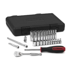 GearWrench 26 Piece 1/4 Inch Drive 12 Point Standard SAE Mechanics Tool Set