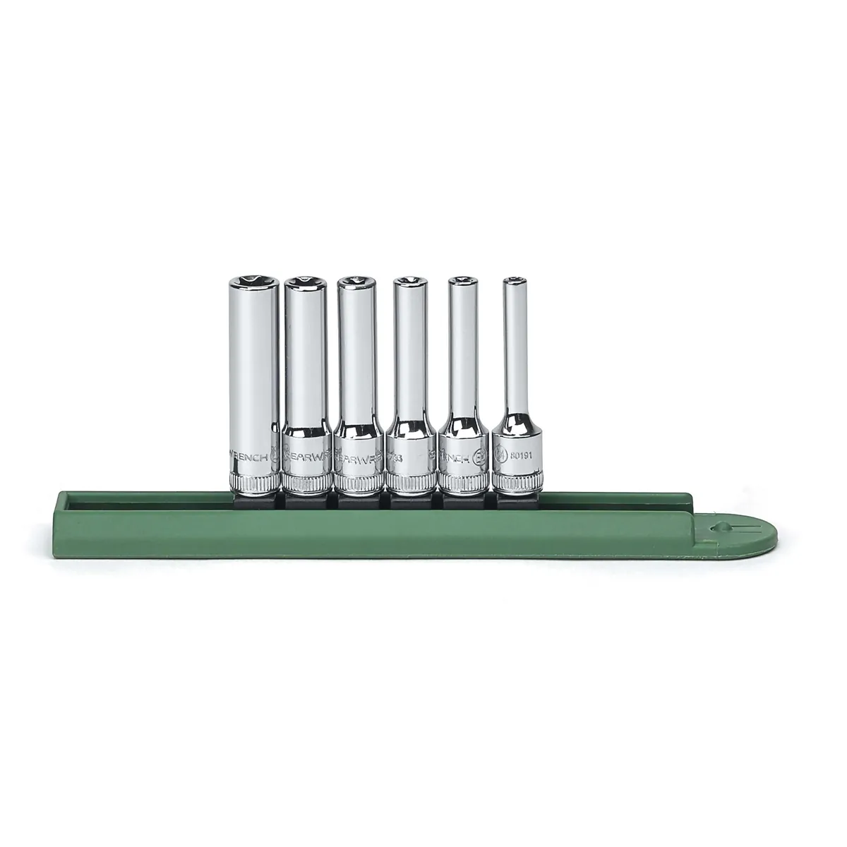 GearWrench 6 Piece 1/4 Inch Drive Deep External Torx Socket Set