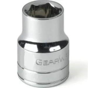 GearWrench 3/8 Inch Drive 6 Point Standard SAE Socket 1/4 Inch