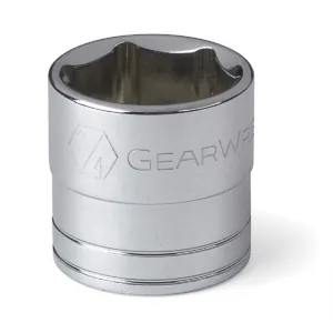 GearWrench 3/8 Inch Drive 6 Point Standard SAE Socket 3/4 Inch