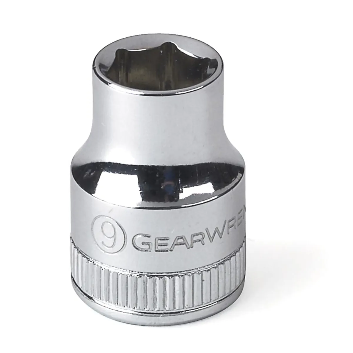 GearWrench 3/8 Inch Drive 6 Point Standard Metric Socket 9mm