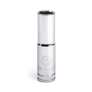 GearWrench 3/8 Inch Drive 6 Point Deep Metric Socket 11mm
