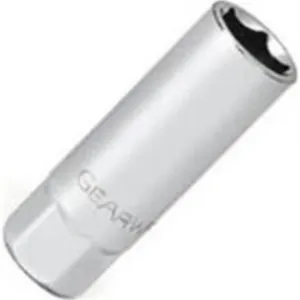 GearWrench 3/8 Inch Drive 6 Point 2-1/2 Inch Spark Plug Socket 13/16 Inch